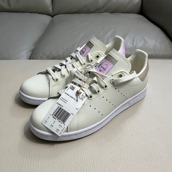 NWT - Adidas Stan Smith Women’s Sneakers Purple Beige Mix - US 7.5/EU 39 1/3 - Picture 1 of 8